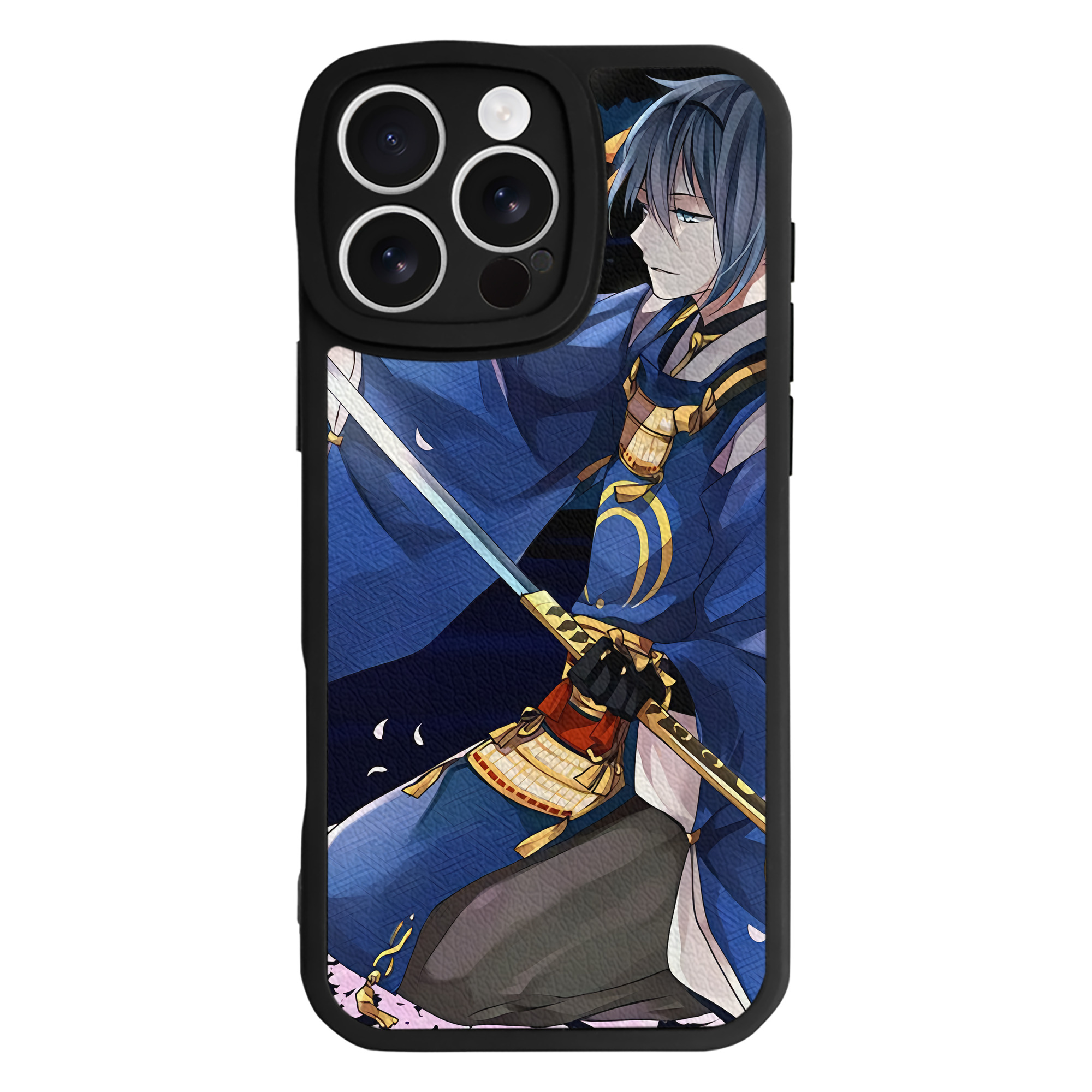 （画像用） 刀剣乱舞 Touken Ranbu 【iPhone 16シリーズ対応】シリコンスマホケース（レザー調） 材質：シリコン